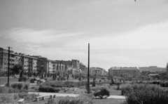 Hungary, Budapest I., Vérmező, balra az Attila út, szemben a Mikó utca házsora és a Gellért-hegy., 1948, BL, Budapest, tenement house, picture, Fortepan #218302