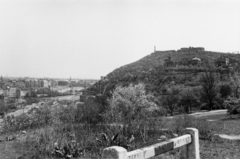 Hungary, Budapest I., Naphegy, szemben a Gellért-hegyen a Schoch / Hegedűs - villa, fenn a Citadella, 1960, Burszán Sándor, Budapest, picture, Fortepan #218431