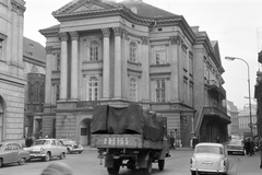 Czech Republik, Prague, Rytířské ulice, szemben a Tyl Színház (később Stavovské divadlo)., 1960, Burszán Sándor, street view, Fortepan #218433