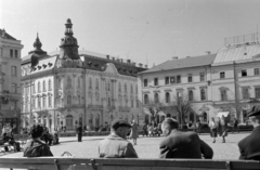 Románia,Erdély, Kolozsvár, Fő tér, balra a New York palota., 1962, Dőri András, Fortepan #218656