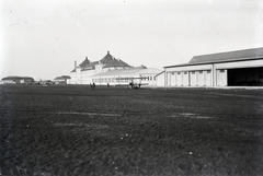 Austria, Wiener Neustadt, Wiener Strasse, a Császári és Királyi Hadsereg katonai repülőtere., 1915, Herzka Ferenc, hangar, Fortepan #218785