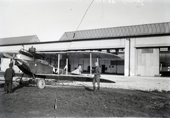 Austria, Wiener Neustadt, Wiener Strasse, a Császári és Királyi Hadsereg katonai repülőtere., 1915, Herzka Ferenc, airplane, biplane, Oeffag C.II, Fortepan #218787