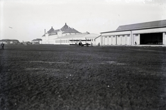 Austria, Wiener Neustadt, Wiener Strasse, a Császári és Királyi Hadsereg katonai repülőtere., 1915, Herzka Ferenc, airplane, biplane, Hansa-Brandenburg D.I, Fortepan #218792