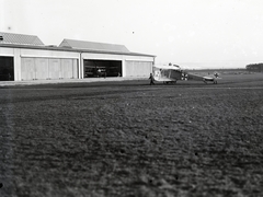 Austria, Wiener Neustadt, Wiener Strasse, a Császári és Királyi Hadsereg katonai repülőtere., 1915, Herzka Ferenc, airplane, biplane, Oeffag C.II, Fortepan #218794