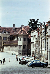 Csehország, Telč, Piactér (náměstí Zachariáše z Hradce)., 1959, Hunyady József, színes, Fortepan #218819