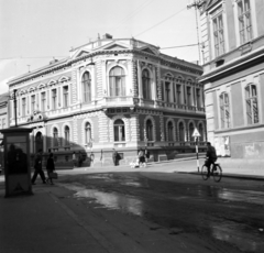 Magyarország, Nagykanizsa, Ady Endre utca 7., Kaszinó a Zrinyi Miklós utca sarkán., 1966, Hunyady József, Fortepan #218986