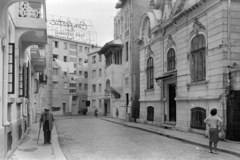 Románia, Konstanca, Strada Nicolae Titulescu, a zsákutca végén a Piața Ovidiu 11. számú ház hátsó homlokzata., 1963, László Áron, Fortepan #219493