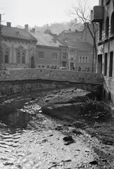 Magyarország, Miskolc, Kandia utca, Szinva híd., 1955, Kotnyek Antal, híd, Fortepan #21950