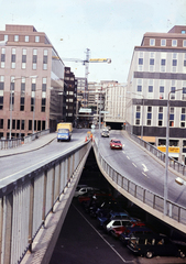 Sweden, Stockholm, előtérbeh a Centralbron, szemben a Vattugatan., 1980, Mezey András, Fortepan #219705