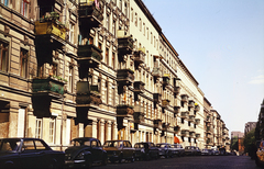 Németország, Berlin, Nyugat-Berlin, a Findicinstrasse a Jüteborger Strasse felé., 1971, Mezey András, Fortepan #219741