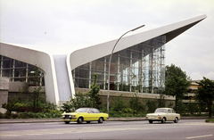 Németország, Hamburg, Sechslingspforte, Alsterschwimmhalle., 1974, Mezey András, Volkswagen Typ3, Opel Commodore, Fortepan #219818