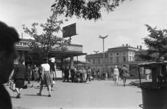 Lengyelország, Krakkó, plac Jana Nowaka Jeziorańskiego., 1966, Mihály Tamás, vasútállomás, Fortepan #219939