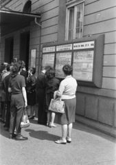 Lengyelország, Krakkó, ulica Pawia, a krakkói föpályaudvar (dworzec glówny) mára elbontott épülete., 1966, Mihály Tamás, vasútállomás, Fortepan #219942