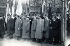 Magyarország, Budapest V., Szabadság tér, háttérben a kép jobb szélén a Perczel Mór utca., 1934, Ferencziné Fodor Katalin, Fodor Gyula, Budapest, Fortepan #220127