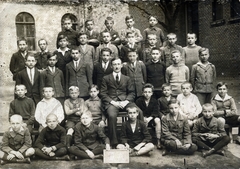 1923, Horváth Ida, class photo, Fortepan #220281