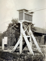 1938, Horváth Ida, weather station, Fortepan #220327