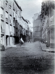 Spanyolország, Zaragoza, Calle Espoz y Mina a Calle Don Jaime I felől nézve., 1915, Jakucs János, Honti család, Fortepan #220779