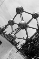 Belgium, Brüsszel, Heysel park, Atomium emlékmű., 1962, Jakucs János, Kalivoda Alajos, Fortepan #220953