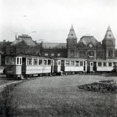 Magyarország, Miskolc, Tiszai pályaudvar., 1959, Laborcz György, villamos, Fortepan #221241