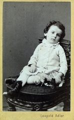 1900, Fekete Bernadette, portrait, studio, photographer, sitting, toy, Fortepan #221308