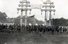 Egyesült Királyság, Birkenhead, Arrowe Park, 3. Nemzetközi Cserkész Világtalálkozó (Jamboree), az indiai tábor kapuja., 1929, Hirschler András, Fortepan #221396