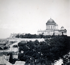 Magyarország, Esztergom, kilátás Szent Tamás-hegyről a Várhegy és a Bazilika felé., 1939, Fábián István, Fortepan #221753