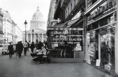 France, Paris, Rue Soufflot, szemben a Pantheon., 1961, Árgyelán Ágnes, Fortepan #221868