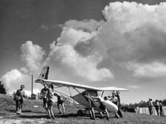 Hungary, Budaörs, Farkashegyi vitorlázó repülőtér., 1955, Nasztanovics Ferenc, sailplane, Fortepan #222138