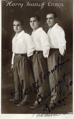 1930, Milkovits Gábor, nagyság szerint, hárman, revü, Fortepan #222249