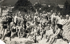 Horvátország,Adria, Abbázia, balra a háttérben a Hotel Kvarner., 1927, Sík Endre, Fortepan #222609