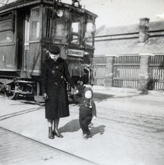 Magyarország, Budapest VIII., Kerepesi út, HÉV végállomás a Keleti pályaudvar mellett., 1933, Szöllősi Lászlóné, Budapest, Fortepan #222786