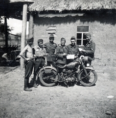 1941, Szöllősi Lászlóné, motorkerékpár, Fortepan #222789