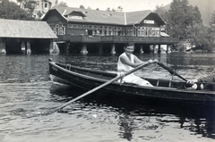 Ausztria, Lunz am See, 1935, Schilberszky, evezés, Fortepan #222888