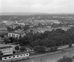 Románia,Erdély, Kolozsvár, látkép a Fellegvárból., 1961, Pálfi Balázs, Fortepan #22293