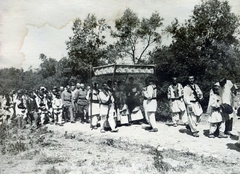 1918, Major Lajos, procession, ritual, Fortepan #223004