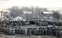 Oroszország, Skotovo, hadifogolytábor, balra az Istenszülő tyihvini ikonjának temploma., 1918, Csirpák Emilné Gecse Anna, Fortepan #223012