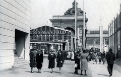 Magyarország, Városliget,Budapesti Nemzetközi Vásár, Budapest XIV., háttérben az Iparcsarnok épülete., 1941, Fortepan/Album064, Weiss Manfréd-márka, Budapest, Fortepan #223246