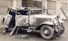 1938, Róna Annamária, Buick-brand, automobile, wreck, Fortepan #223335