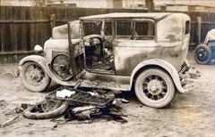 1938, Róna Annamária, automobile, wreck, Fortepan #223336