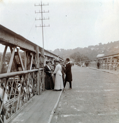 Ausztria, Salzburg, a Staatsbrücke a Salzach folyó felett., 1916, Közösségi Szociális Szövetkezet, Fortepan #223554