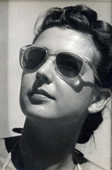 1960, Kádár Anna, shades, lady, Fortepan #223641