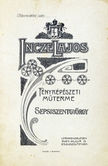 Románia,Erdély, Sepsiszentgyörgy, Incze Lajos fényképészeti műterme., 1914, Kálnoki Kis Sándor, határkő, fényképész, műterem, Fortepan #223866