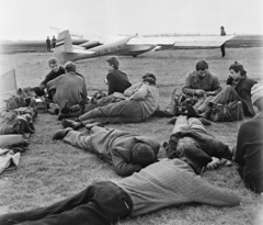 Hungary, Dabas-Sári, repülőtér, Rubik R-26S Góbé vitorlázó repülőgép., 1968, MHSZ, Hungarian brand, airplane, airport, sailplane, registration mark, Fortepan #22393