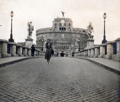 Olaszország, Róma, Angyalvár (Castel Sant'Angelo), Hadrianus császár síremléke., 1934, Egri János, római birodalom, Fortepan #223949