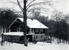 Magyarország, Kőszeg, a Hörmann-forrás melletti, a Magyarországi Kárpát Egyesület által épített turistaház., 1940, Kieselbach Tamás, Fortepan #224137