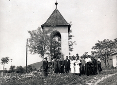 Magyarország,Balaton, Tihany, Batthyány utca, a felvétel a református templom haranglába előtt készült.., 1937, Kieselbach Tamás, Fortepan #224145