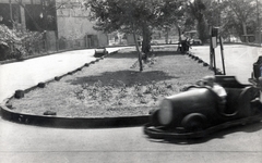 Hungary, Budapest XIV., Versenyautó., 1958, Kovács Györgyi, amusement park, Budapest, Fortepan #224590