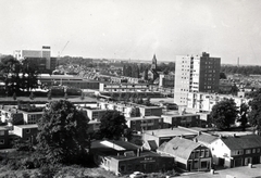 Hollandia, Enschede, kilátás délnyugatra a Spechtstraat 51. alatti toronyházból., 1968, Horváth May László, Fortepan #224629