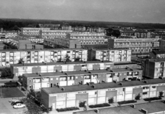 Hollandia, Enschede, kilátás nyugatra a Spechtstraat 51. alatt található toronyházból., 1968, Horváth May László, Fortepan #224630