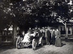 1910, Lechner hagyaték, automobil, csoportkép, Fortepan #224903